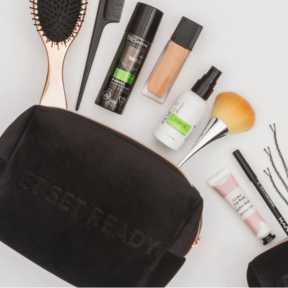 Black Mytagalong cosmetics toiletry case bag
